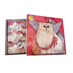 Fabricante produz design animal personalizado desenvolve o quebra-cabeça de 500 peças do cérebro