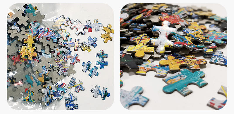 Atacado quebra-cabeças personalizados impressos em papel cartão 500 peças quebra-cabeças para adulto