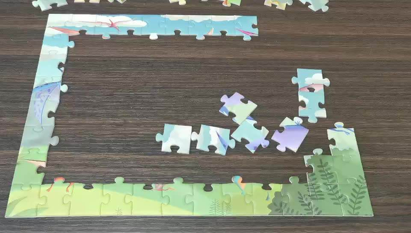 Novos brinquedos educativos pré-escolares por atacado quebra-cabeças de papel para a infância