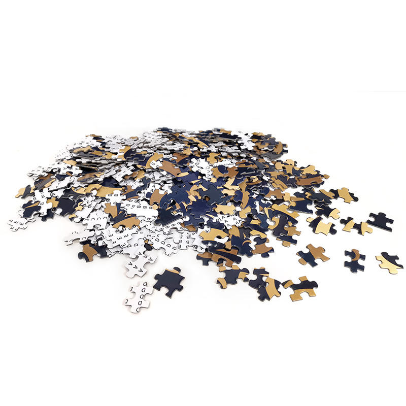 Quebra-cabeça de papelão redondo de bom preço por atacado com 500 peças