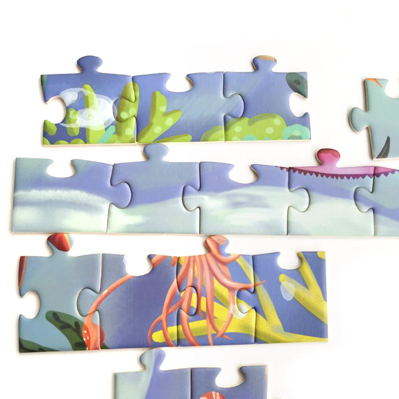 Impressão personalizada papelão infantil 2 em 1 design venda imperdível papel infantil quebra-cabeça personalizado quebra-cabeça para crianças