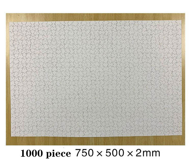 Quebra-cabeça em branco 48 100 300 500 1000 peças para adultos