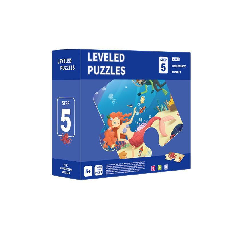 Atividades ao ar livre Sexto nível Quebra-cabeças Brinquedos educativos para crianças Papel de diferentes estágios Quebra-cabeças para crianças